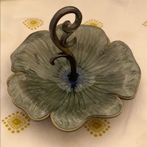 Cynthia Rowley Jewelry Tray Dish Flower